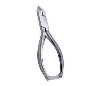 Cortauñas Profesional de Acero Inoxidable con Forma de Luna para Uñas Gruesas, Herramienta Curva de Podología de Alta Resistencia - Product Image 1