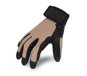 Guantes de rescate al por mayor de cuero de cabra para descenso rápido, guantes tácticos de repelencia rápida - Product Image 1