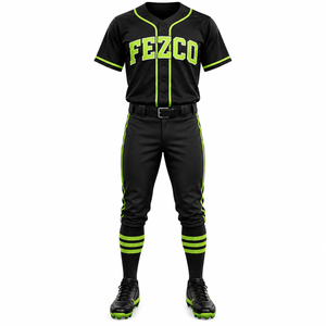 Conception personnalisée pour les uniformes de baseball de votre équipe, maillot de baseball uni tendance avec ensemble de shorts, uniformes de baseball - Product Image 2