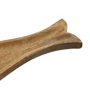 Plateau en bois en forme de poisson pour desserts, découpe de fruits, service élégant, cuisine, salle à manger et présentation raffinée des aliments, fabriqué en Inde - Product Image 4