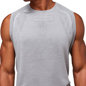 Camisetas sin mangas para hombre al por mayor, diseño personalizado impreso, ropa de moda transpirable, tallas grandes, camisetas sin mangas para hombre de Pakistán, nueva camiseta sin mangas - Product Image 3
