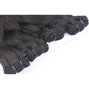 Extensions de cheveux vierges indiens en gros, tissage de cheveux humains, 10 à 34 pouces, marque de cheveux humains - Product Image 3
