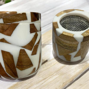 Quemador Bakhoor aromático PureEssence, soporte elegante para incienso e incienso, acrílico 100%, incienso indio Natural, componente de madera de pino - Product Image 5