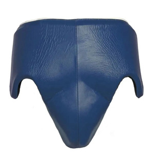 Ensemble de boxe personnalisé OEM le plus vendu, fait main, en cuir véritable bleu marine, pour entraînement de boxe et de kickboxing CP-BSS-10 - Product Image 4