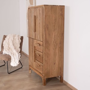 Vandana Crystal Tone-style acacia wood <b>sideboard</b> Melody - Product Image 2