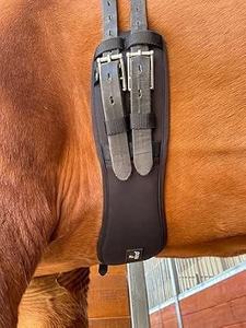 Almohadilla para Cinturón de Caballo, Almohadilla para Silla de Montar Equina, Correa Doble con Hebilla, Cojín de Protección para Entrenamiento en Establos y Montar a Caballo - Product Image 1