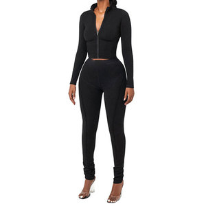 Women Seamless <b>Yoga</b> <b>Set</b> High Elastic Fitness Gym Wear Sports Bra Breathable Leggings Workout <b>Set</b> - Product Image 4