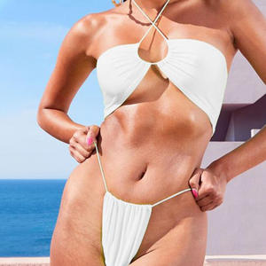 Conjunto de Bikini para Adultos de Tela Elástica de Alta Calidad, Ideal para Fiestas en la Piscina de Complejos Turísticos y Días de Verano en la Playa - Product Image 3