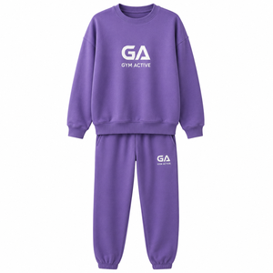 Conjunto Deportivo Informal para Mujer, Sudadera Oversize con Estampado y Pantalones Jogger, Logotipo Personalizado, Ecológico, Ropa Deportiva, Ropa de Estar por Casa - Product Image 5
