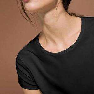 เสื้อยืดคอกลมผ้าเทอร์รี่คอตตอน 100% ระบายอากาศได้ดี สวมใส่สบาย เหมาะสำหรับฤดูร้อน แขนสั้น ใส่ได้ทั้งชายและหญิง รับสกรีนโลโก้ ออกกำลังกาย ไลฟ์สไตล์ แฟชั่น - Product Image 1