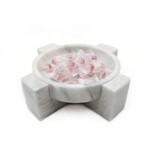 Ensemble de bols en marbre naturel faits à la main, vente en gros B2B. Bols à fruits en pierre, cuillères à salade, articles de cuisine et de salle à manger, décoration intérieure - Product Image 2