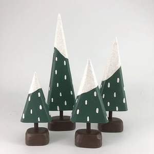 Living Room <b>Christmas</b> <b>Tree</b> Table <b>Top</b> Decor Wooden and MDF <b>Christmas</b> Decorations - Product Image 3
