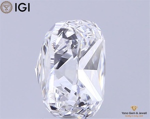 Diamant de laboratoire CVD de 2,00 carats, taille coussin, couleur D, clarté VVS1, certifié IGI, pour pendentif solitaire haut de gamme - Product Image 6