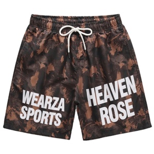 Shorts en maille pour hommes avec impression par sublimation personnalisée, séchage rapide, streetwear, shorts de plage, graphiques, été, décontracté, vente en gros - Product Image 2