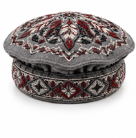 Penjualan Panas Topi Afghan Pria Cokelat Muda Wol Murni Pakol Tradisional Buatan Tangan Chitrali Topi Musim Dingin Lembut Hangat Penutup Kepala Pria Topi Afghan