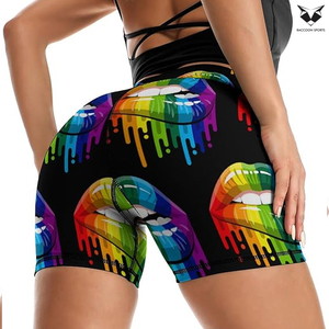 Pantalones Cortos Deportivos de Alta Calidad para Mujer, Pantalones Cortos de Yoga Elásticos de Cintura Alta para Ejercicio y Running - Product Image 4