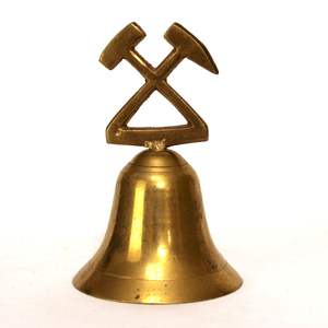 Sonnette à main en laiton massif au design et à l'aspect exquis, finition dorée, idéale pour les maisons, les temples, les restaurants et les événements. - Product Image 1