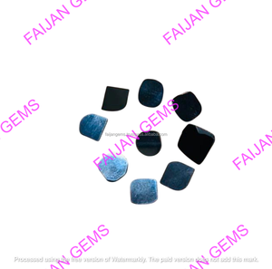 Moissanite Diamant Noir 100% Naturel de Haute Qualité, Cabochon, Pierre Précieuse Libre pour Bague de Fiançailles, Fabrication de Bijoux et Pendentifs, Certifié par un tiers - Product Image 3