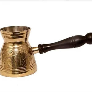 Cafetière traditionnelle du Moyen-Orient en laiton, pliable, écologique, jetable, 350 ml, pour la maison, les restaurants et les hôtels - Product Image 4