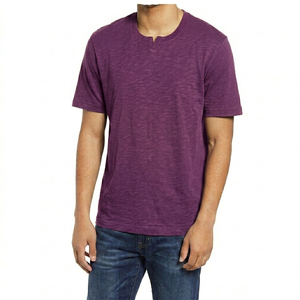 Camiseta de hombre transpirable, elegante, para uso diario, antibacteriana, sostenible, con logo personalizado, diseño nuevo, informal, suave. - Product Image 1