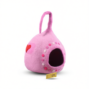 กรงสัตว์เลี้ยงทำจากผ้าสักหลาด Pinky Sweet Home สำหรับสัตว์เลี้ยงขนาดเล็ก ทนทานและเป็นที่อยู่อาศัยที่สะดวกสบาย - Product Image 2