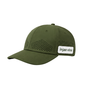 Custom Laser Perforated Sports <b>Cap</b> Breathable Performance Running Hat with Side Patch Logo - Product Image 3
