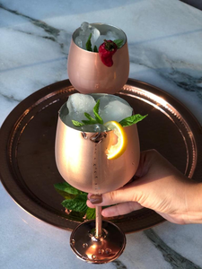 luxury copper <b>wine</b> <b>goblet</b> premium copper <b>wine</b> <b>goblet</b> designer copper <b>wine</b> <b>goblet</b> elegant copper <b>wine</b> - Product Image 4