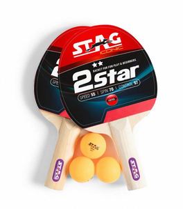 Raqueta de Alto Impacto y Alta Velocidad con Control de Giro, Construcción Duradera para un Rendimiento Prolongado, Juego Completo de Raqueta TT - Product Image 1