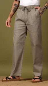 Pantalones de oficina de corte recto modernos para hombre, pantalones de negocios cómodos y flexibles, pantalones de estilo de diseñador premium por exportador a bajo precio - Product Image 5
