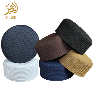 Gorro Kufi transpirable ODM de 6 colores para hombres musulmanes, ligero, cómodo, para la oración, gorro de verano para la oración. - Product Image 1