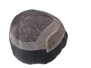 Peluca de pelo Remy de alta calidad para hombre más vendida, tupé de encaje HD transparente, pelo Taz, diseño de encaje frontal Mono de Bangladesh - Product Image 6