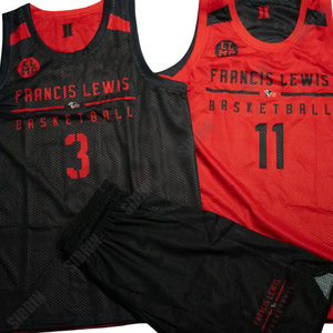 Uniformes de basket-ball personnalisés Sibrin en gros |   Maillots et shorts d'équipe avec logo, nom et numéro |   Ensemble de basket-ball réversible sublimé USA - Product Image 6