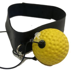 Bola de Boxeo de Doble Golpeo, Forma de Pera, Inflable, de Cuero Negro y Amarillo, Rojo, Blanco y Azul, Personalizable para Entrenamiento - Product Image 5