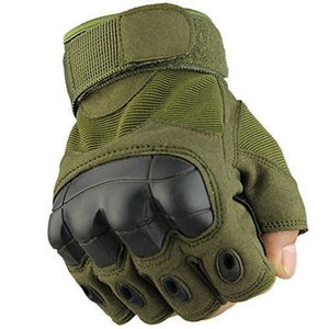 Guantes Tácticos de Cuero Antideslizantes sin Dedos para Ciclismo, con Protección Rígida en los Nudillos, Cierre de Gancho y Bucle, Unisex, para Verano y Actividades al Aire Libre - Product Image 2