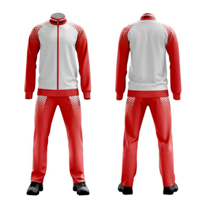 Men's Black <b>White</b> Geometric <b>Tracksuit</b> Full Sleeve Stand Collar Zipper Sporty Autumn Wear Regular Fit Polyester Material - Product Image 5