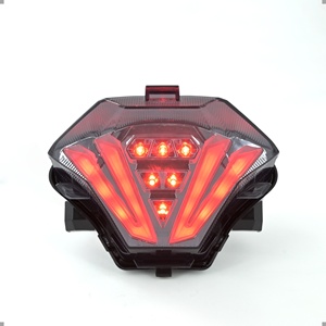 Pièces de moto, feu arrière de frein LED 12V avec lentille transparente/fumée pour Yamaha MT-03 MT-07 YZF-R25 YZF-R3 - Product Image 4