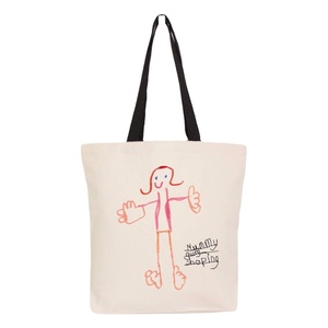 Moda de compras al por mayor con su logotipo Bolsos de lona de algodón con cordón Bolsos de algodón Bolsos de lona en blanco Bolsa de lona de algodón - Product Image 1