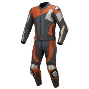Elegante Traje de Motocicleta de Cuero a Prueba de Viento, Talla Grande, Diseñado para Brindar Comodidad, Transpirable, Duradero, Seguro y con Ajuste Flexible - Product Image 2
