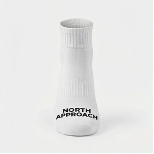 Chaussettes basses North Approach blanches à imprimé lettres, respirantes, décontractées, pour usage quotidien, pour adultes - Product Image 1