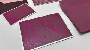 Tarjetas de Invitación de Boda Hechas a Mano de Lujo, Tarjetas de Boda Premium Impresas Personalizadas con Sobres a Juego, Suministro al por Mayor - Product Image 3