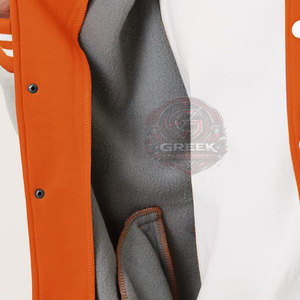 Chaquetas Letterman en Línea, Más Vendidas, Precio Económico, Cuello Alto, Logotipo Frontal, MOQ Bajo, Impermeables, Transpirables, para Hombre, Invierno - Product Image 5