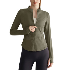 Vêtements de sport pour femmes, veste de yoga, tissu extensible doux, vêtements de sport pour la course à pied, la remise en forme, l'entraînement et le confort quotidien - Product Image 4