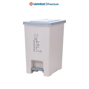 New Design Hokori 20L Square Step-On Dustbin, Odor-Preventing Plastic <b>Bin</b>, Easy to Carry Outdoor Trash Can, Vietnam - Product Image 4