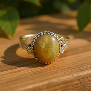 แหวนลาบราโดไรต์คุณภาพดี 4.3 กรัม - Product Image 3