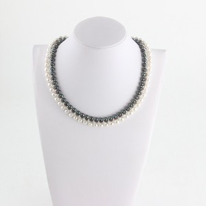 Collar de Perlas de Agua Dulce de Doble Hilera, Accesorio de Vestir de Noche Multicapa con Perlas de Agua Dulce para Novias, para Fiestas y Eventos - Product Image 5