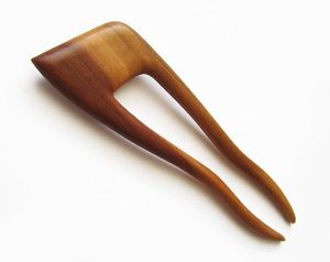 Wooden U Shape Hair Fork Handmade Natural Wood Hair Pin For Women Bun Stick Hair Accessories - Product Image 5
