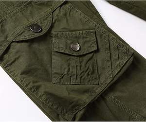 กางเกงขาสั้นคาร์โก้ลายพรางผู้ชาย ทรงหลวม ผ้าฝ้ายทวิล สำหรับกิจกรรมกลางแจ้ง - Product Image 4