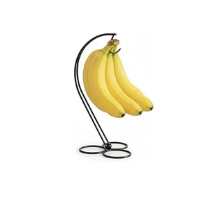 New Arrival Modern Metal <b>Wire</b> Banana Holder <b>Hanging</b> Fruit Stand Circle Shape Kitchen Counter Storage <b>Basket</b> - Product Image 1