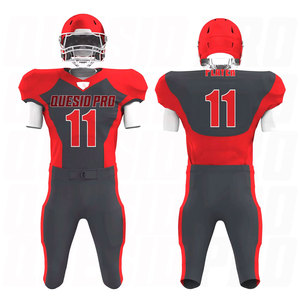 Ensemble complet de tenues de football américain personnalisées : maillots, survêtements, sacs, sweats à capuche de compression – Offre spéciale - Product Image 4