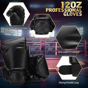 Kit de sac de frappe de boxe le plus vendu – Matériaux en nylon et cuir, robuste, hauteur réglable – Équipement d'entraînement durable – Offre spéciale - Product Image 4